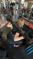 Morning workout session documented at Saint Petersburg gym