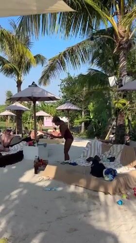 Lazy resort morning at a Mengwi beachside pool and lounge