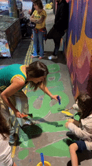 Community creates street art in São Paulo alleyway