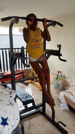 Indoor workout session captured at Onitsha gym facility