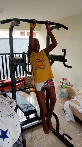 Indoor workout session captured at Onitsha gym facility