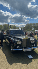 Luxury car show displays Rolls Royce, Bugatti in London