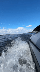 Fishing trip underway on the Kama River near Chaikovsky