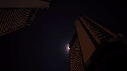Nighttime documentation of stray pet shelter and streets in Vietnam