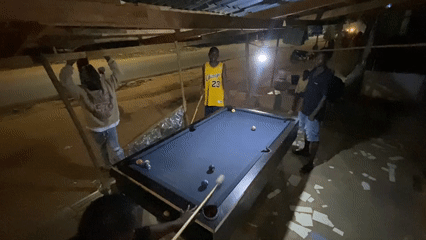 Evening pool games recorded across two Nigerian towns