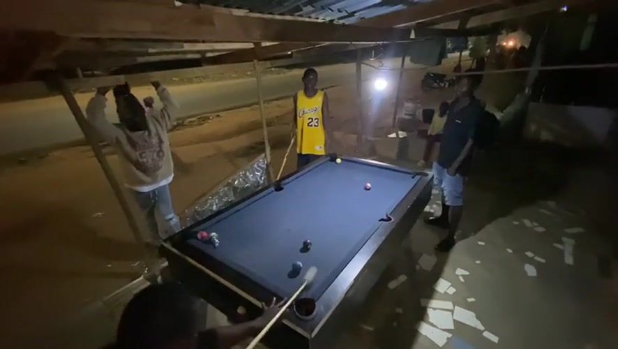 Evening pool games recorded across two Nigerian towns