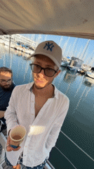 Out on the water at Herzliya's sailboat-filled marina