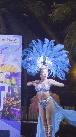 Drag performers light up Pattaya's Food Fun Fest stage
