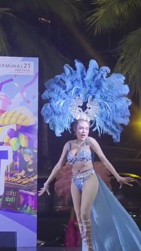 Drag performers light up Pattaya's Food Fun Fest stage