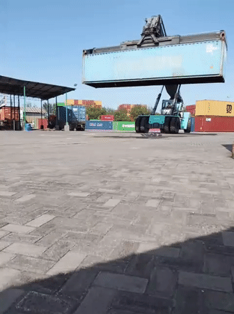 Port operations and everyday scenes around Surabaya's industrial edge