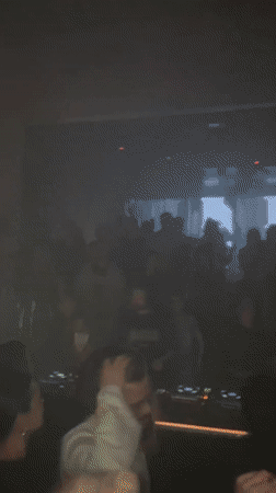 Moscow nightlife scenes captured during Friday evening hours