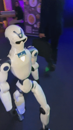 Humanoid robots on display at Sofia AI Business Dialogue event