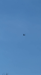 Helicopter spotted flying over Adlerskiy, Russia on clear morning