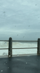 Rainy weather documented in Cape Town with stormy seas