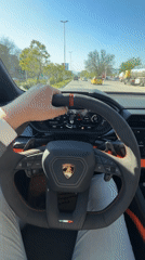 Lamborghini Urus spotted driving through downtown Plovdiv streets
