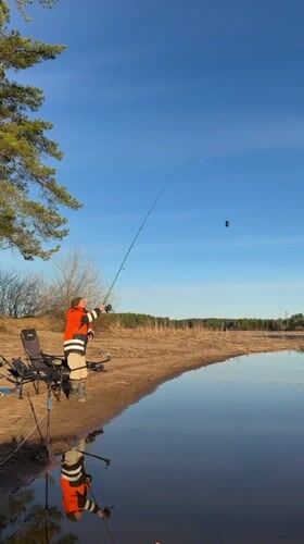 Dawn fishing session documented near Chaykovsky, Russia lakeside