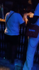 Nightlife scene captured at Lokoja bar with colored lighting