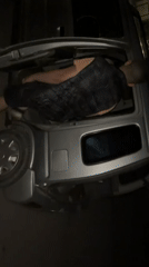 Person enters silver car through trunk in Nova Kamena