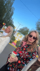 Women gather at amusement park, indoor venues in Abakan