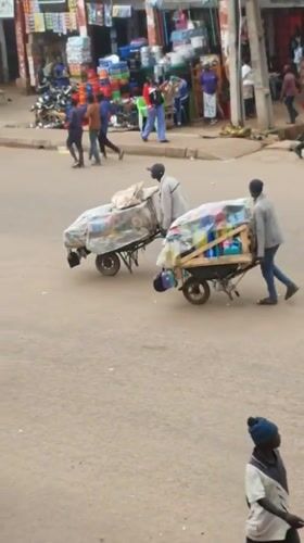 Bukuru street market in full afternoon swing