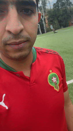 Soccer player documents field visit and motorcycle tour in Morocco