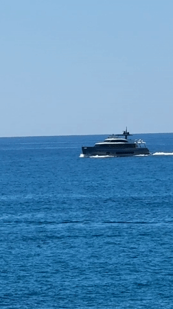 Yacht spotted cruising off Alicante coast in sunny weather