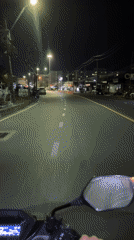 Quiet nighttime streets documented in Kathu, Thailand