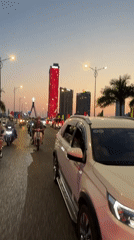 Evening street scenes and cityscape captured in Đà Nẵng