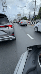 Scooter ride through Wichit traffic with active road works