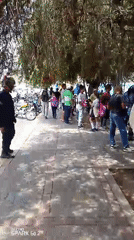 Afternoon street life and school activity documented in Tinaquillo