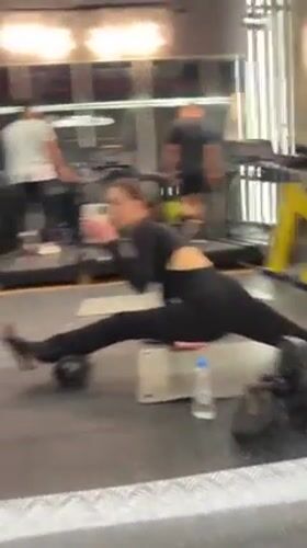 Woman documents workout session at Al Ain gym