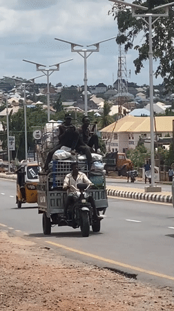 Daily street life documented in Adankolo, Nigeria