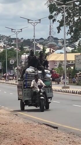 Daily street life documented in Adankolo, Nigeria
