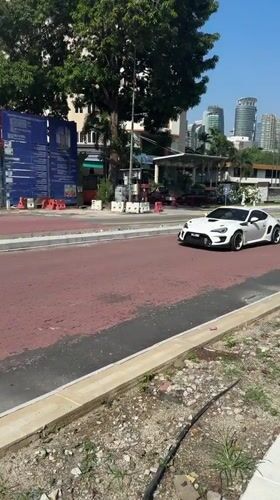 Modified Toyota 86, Malaysian fire truck spotted in Kuala Lumpur