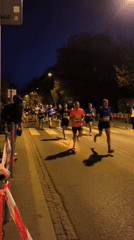 Nighttime marathon draws runners and spectators in Krakow