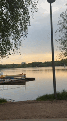 Peaceful Moscow waterfront and suburban scenes documented Friday afternoon