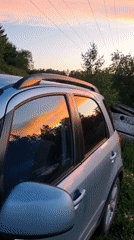 Evening documentation captures sunset, greenhouse visit in Chaikovsky, Russia