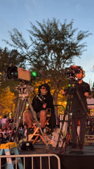 Dragon dance and live music fill the streets of LA