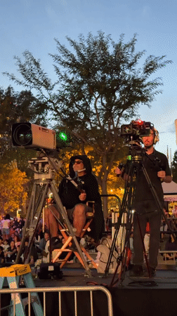 Dragon dance and live music fill the streets of LA