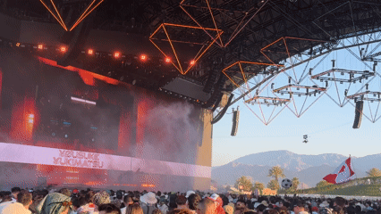 Music festival crowd gathers for Yousuke Yukimatsu performance in Indio
