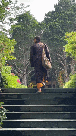 Buddhist temple scenes documented in Da Lat, Vietnam