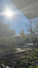 Morning routine documented in sunny Perm, Russia
