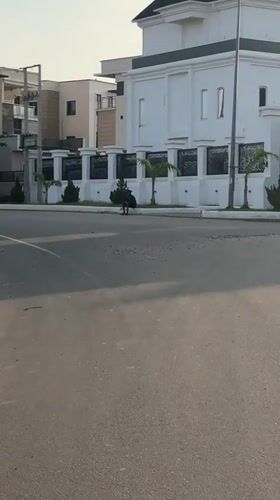 Morning life documented in Nigerian residential neighborhoods
