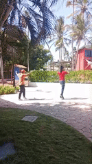 Casual moments captured at Venezuela beach resort