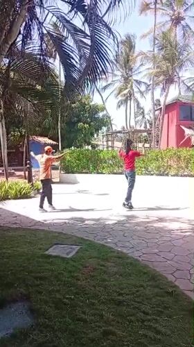 Casual moments captured at Venezuela beach resort