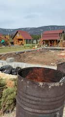 Early morning barrel fire documented in rural Tyulyuk settlement