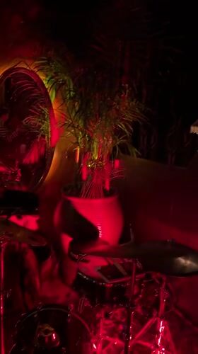 Cape Town bar interior captured with intimate red lighting