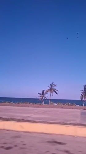 Coastal drive documented at Playa Parguito, Venezuela