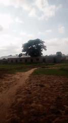 Morning scenes from a developing neighborhood in Jauro Yinu, Nigeria
