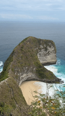 Kelingking Beach cliff from every angle, Nusa Penida